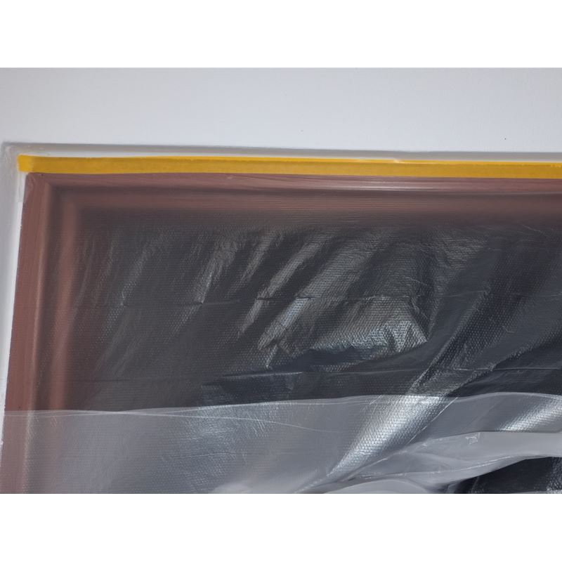 Målarfolie med tejp 55 cm x 33 m