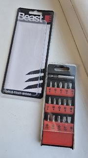 Magnetic Bit set 16 Pieces, Chrome-Vanadium Alloy, Beast