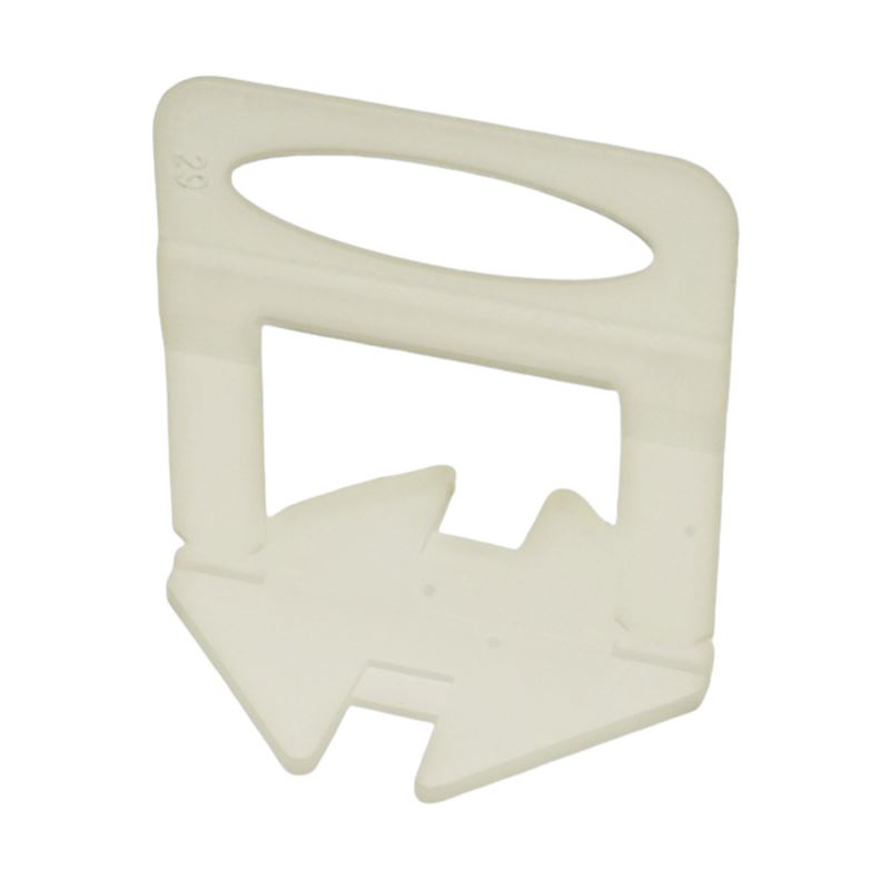 Tile Leveling Clips 2 mm, 100 pcs Durable Plastic, Beast