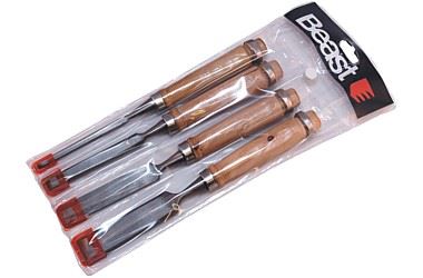Carpentry Chisel set, 6-24 mm Blades, Beast