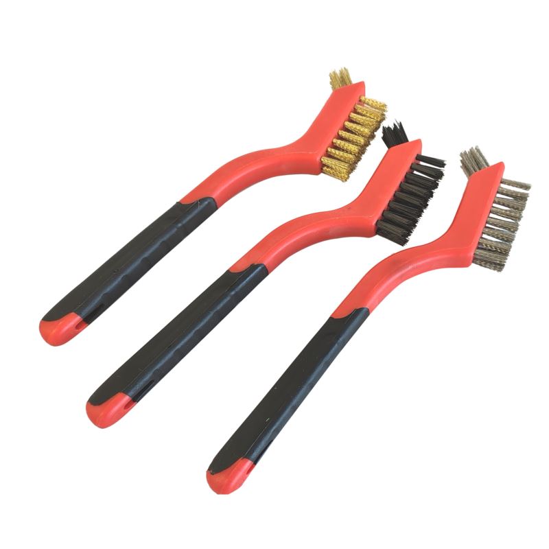 Borstsats 3-pack nylon mässing stål, Beast