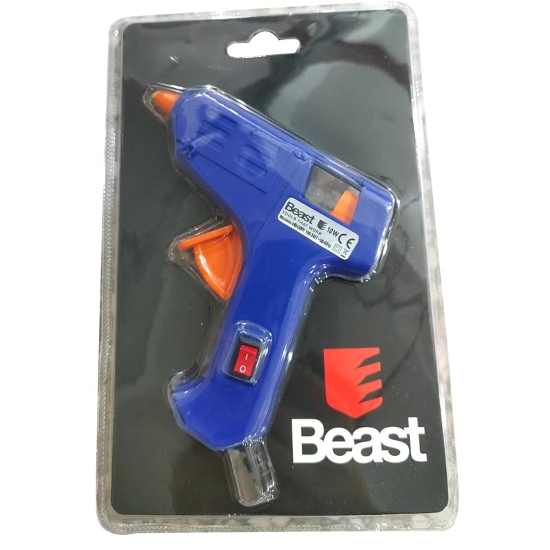 Glue Gun 8 mm, 10 W Power, 230 V, CE Approved, Blue, Beast