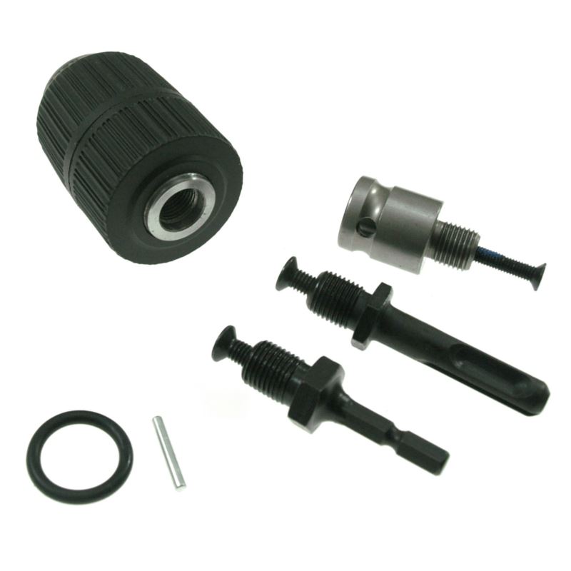 Drill Head with Adapter set 2-13 mm Chuck Capacity