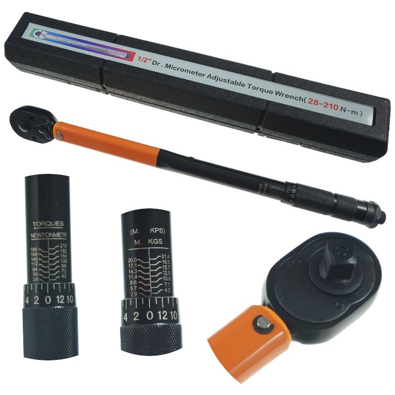 Torque Wrench 1/2 with Lock 28-210 NM