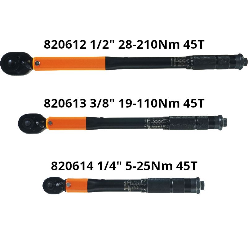 Torque Wrench 1/2 with Lock 28-210 NM