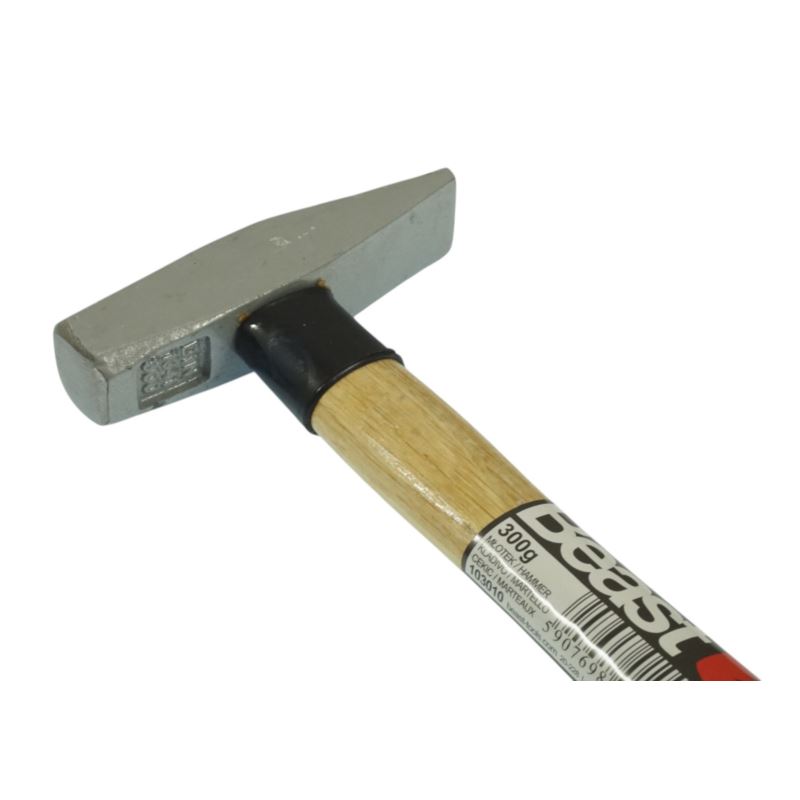 Locksmith Hammer 300g, Forged DIN-Certified Head, Beast