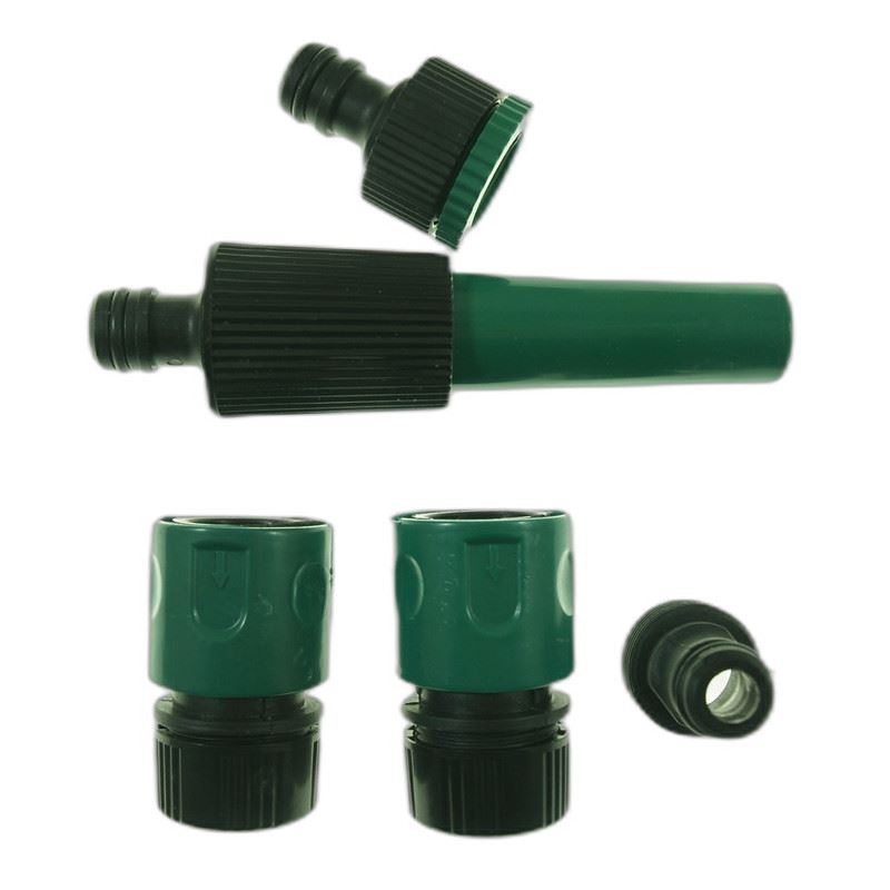 Garden Hose Fittings 1/2 Inch 5 Pieces Durable Plastic