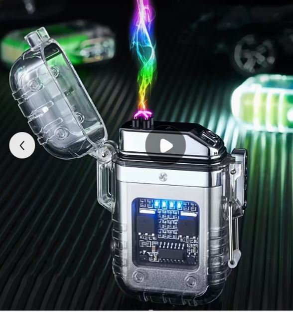 Electric Arc Lighter USB-C Rechargeable Windproof Flameless Safe, Beast