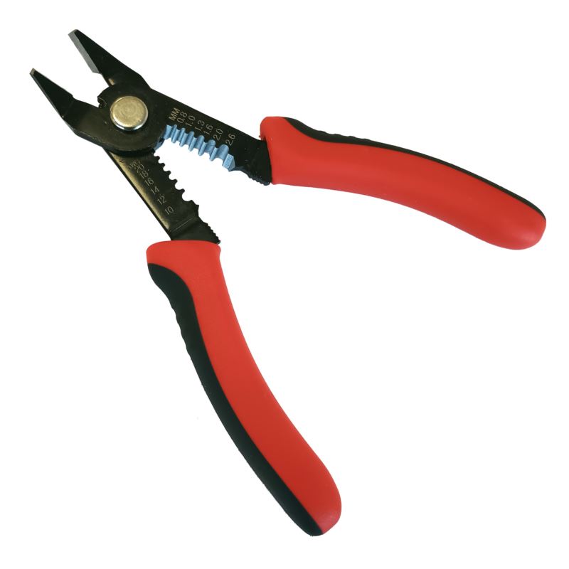 Wire Stripper Cable Cutter 0.8-2.6 mm Copper Aluminium Spring Mechanism, Beast
