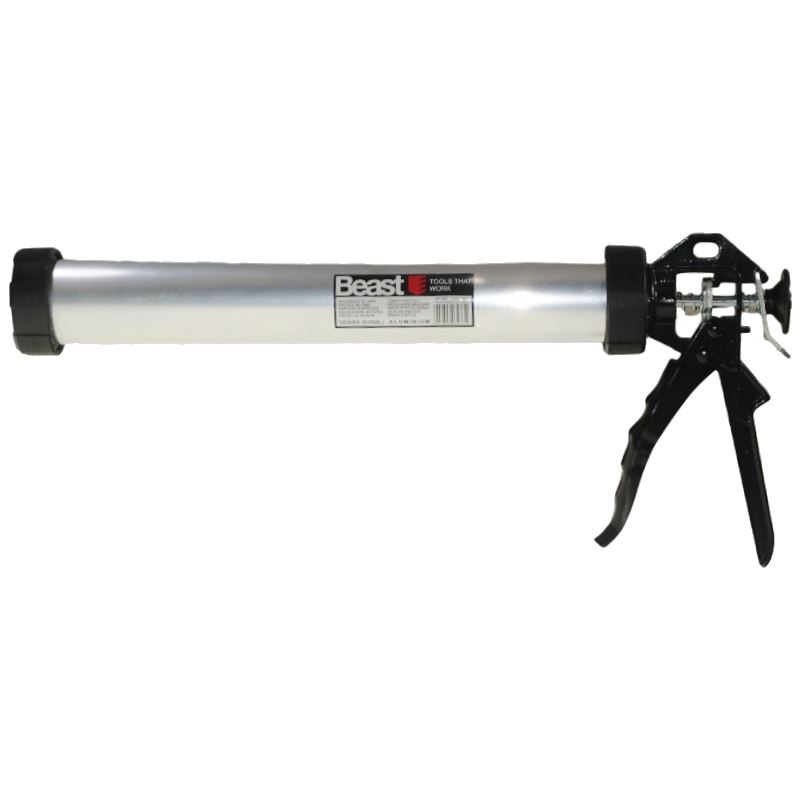 Aluminium caulking gun for 600 ml tubes, 380 mm