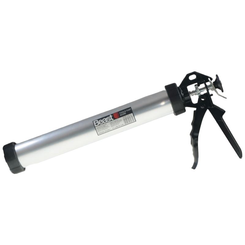 Aluminium caulking gun for 600 ml tubes, 380 mm