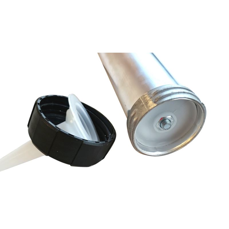 Aluminium caulking gun for 600 ml tubes, 380 mm