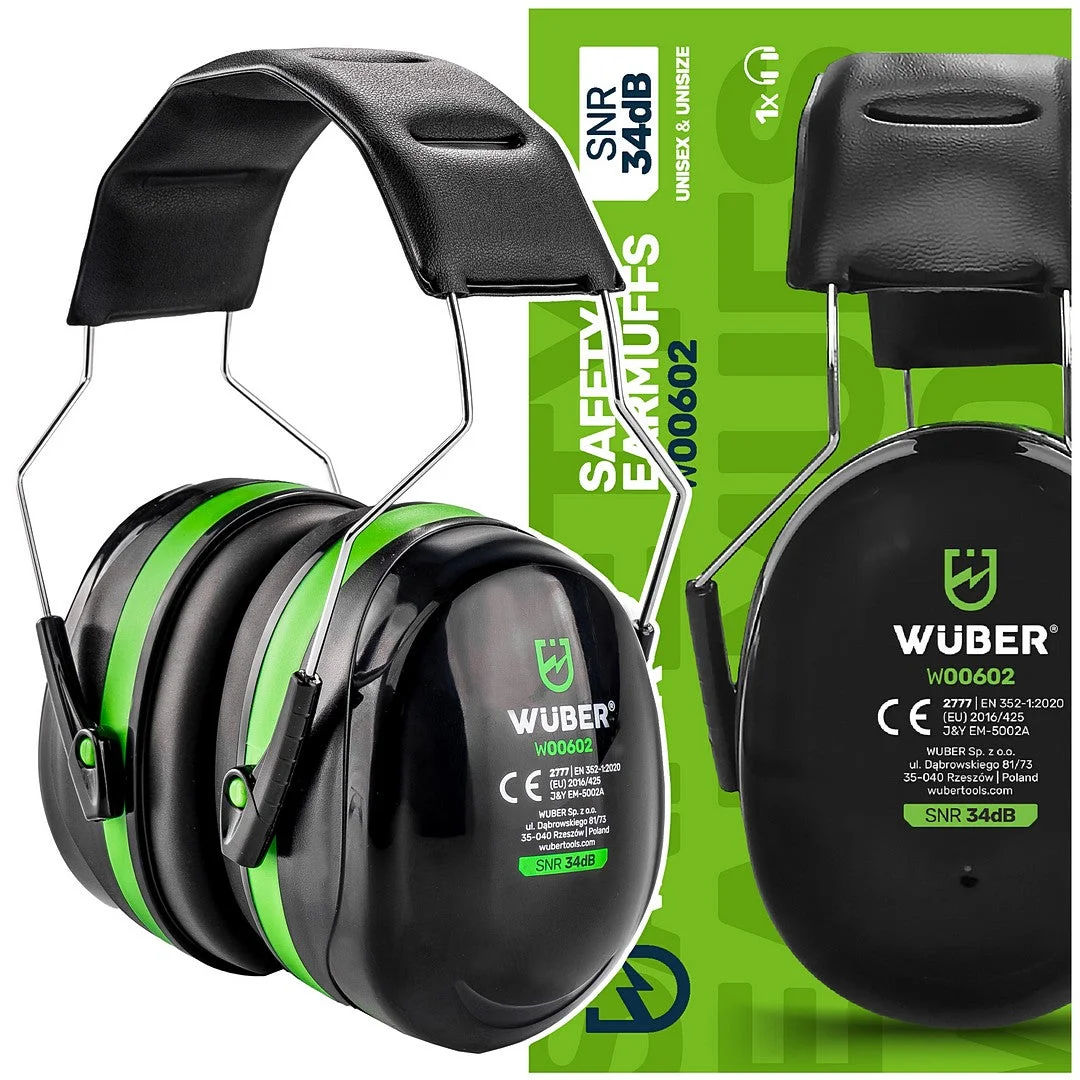 Ear Defenders SNR 34 dB, EN 352-1, 2-Pack