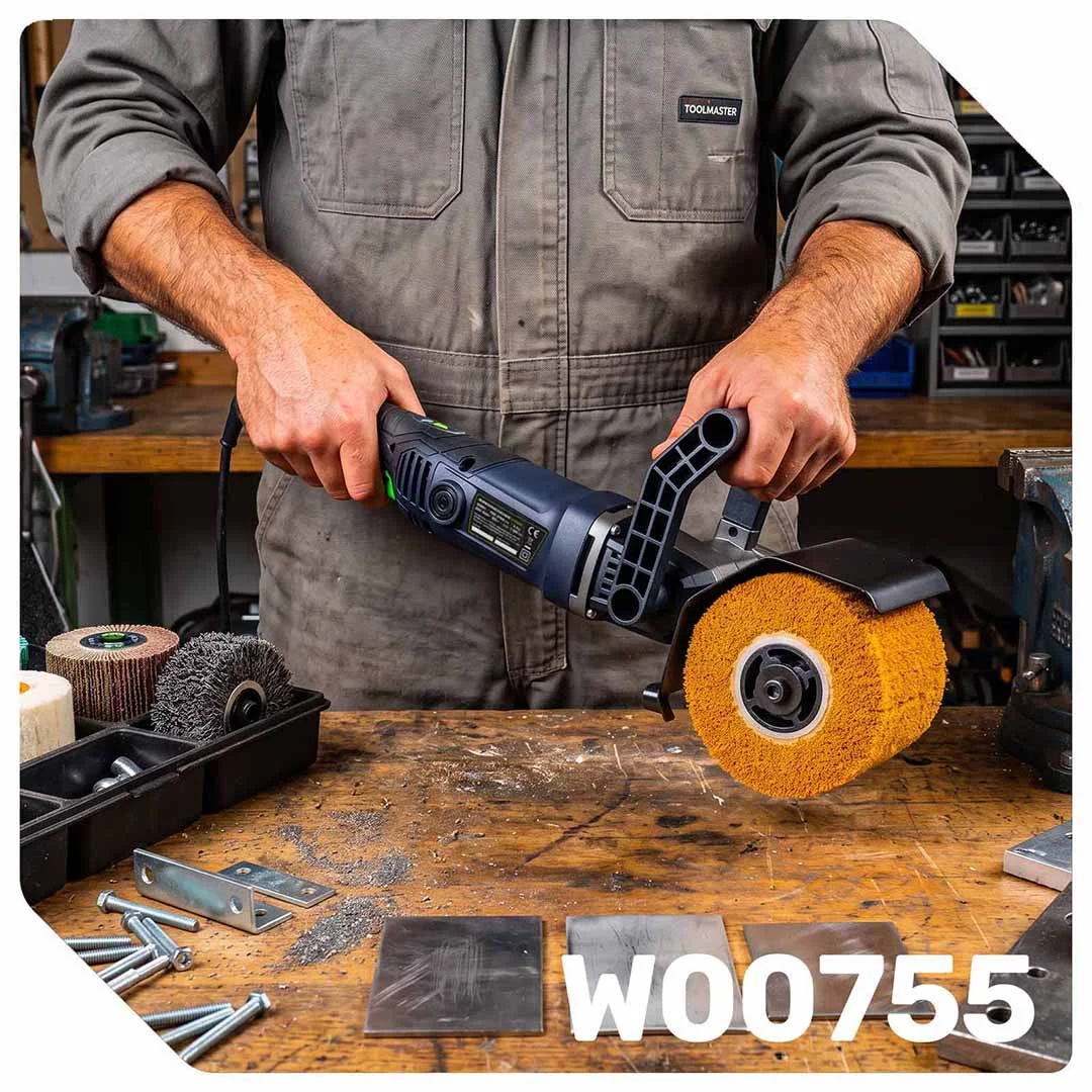 Nylon Brush Roller P120 120x100x19 mm, 2-pack