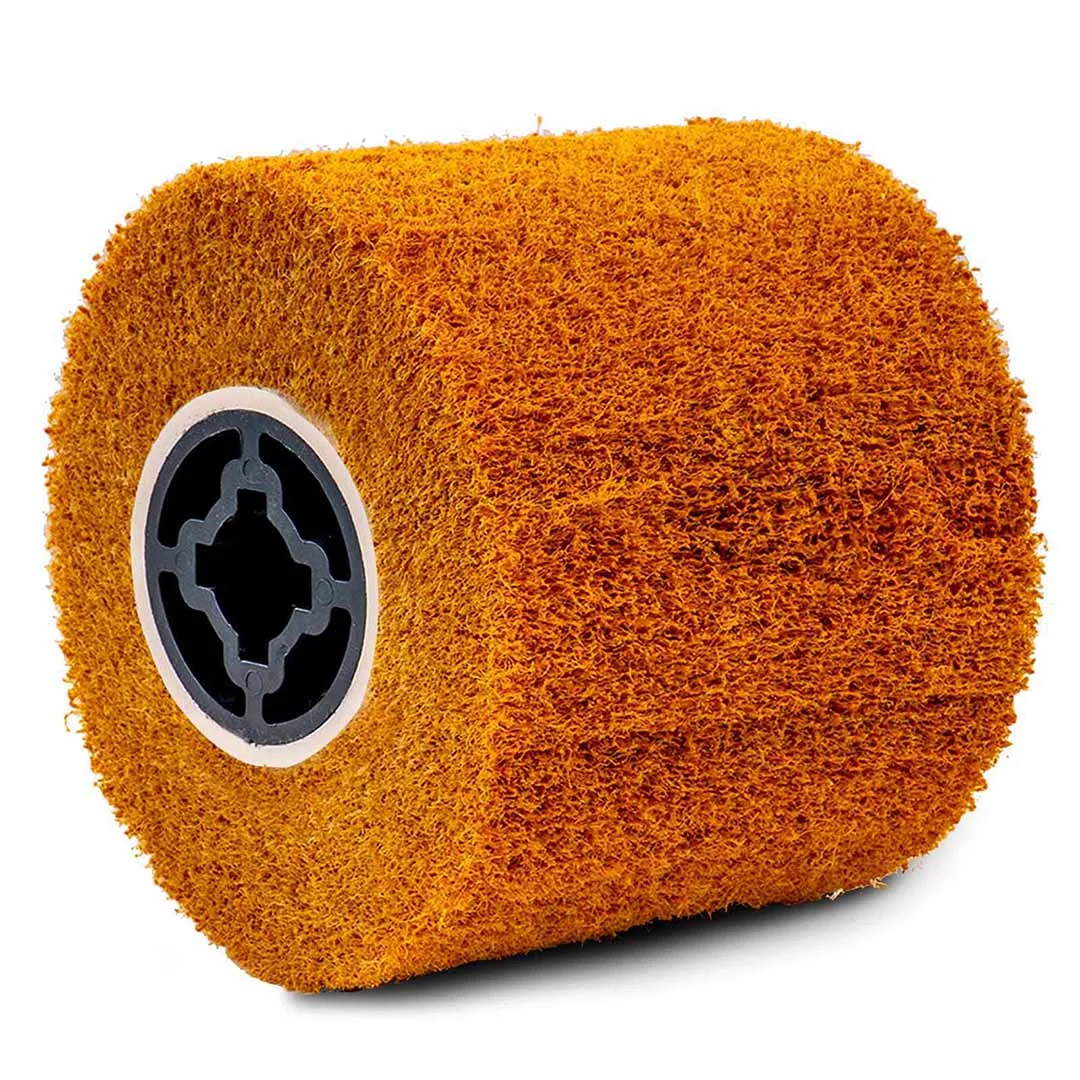 Nylon Brush Roller P120 120x100x19 mm, 2-pack