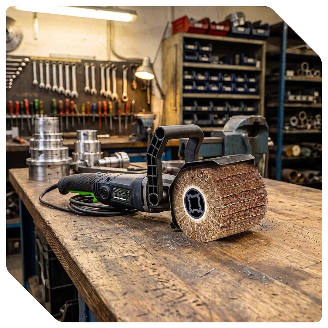 Abrasive Fibre Roller P180 120x100x19 mm 2-Pack