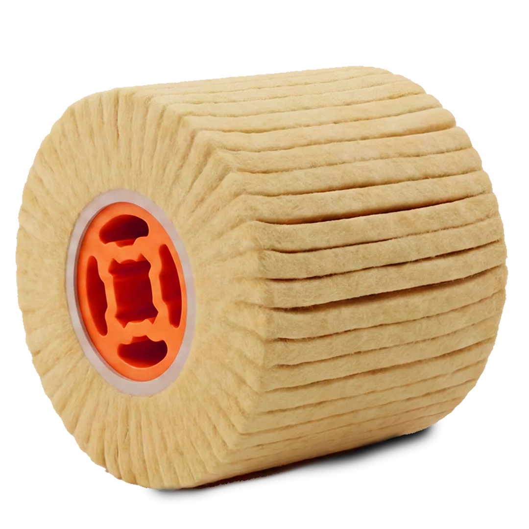 Polervals i filt för satineringsmaskin, 120 mm