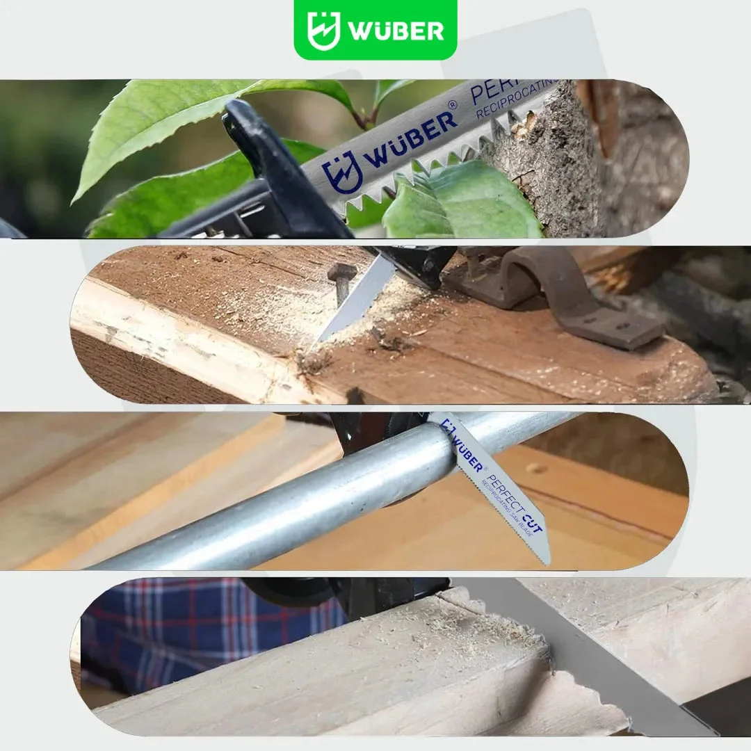 Tigersågblad för trä och metall, 3 x 10 st
