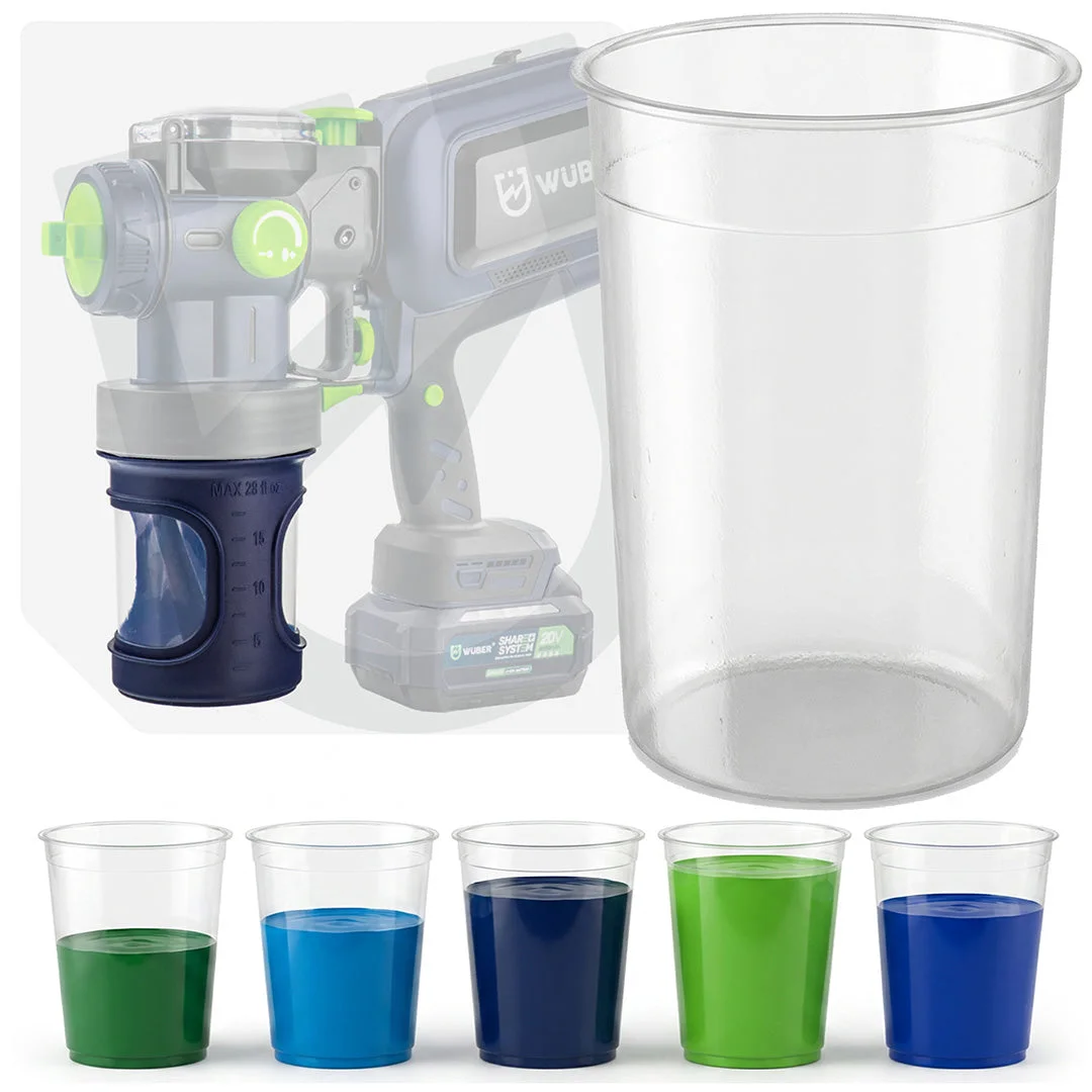 Disposable paint sprayer cups 800 ml, 7-pack