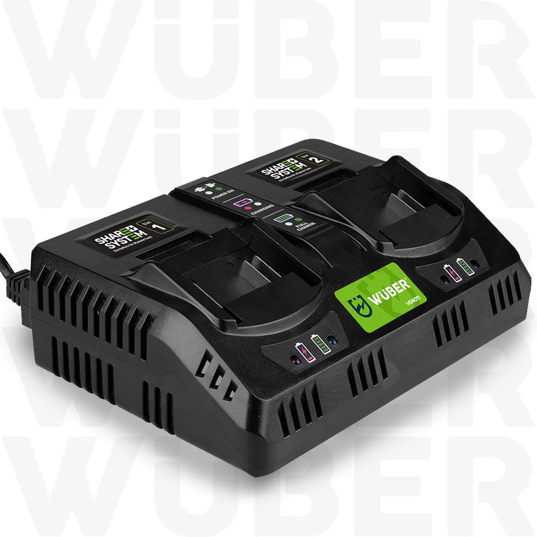 Dubbelladdare Share+ System 21,5 V 2,4 A x2