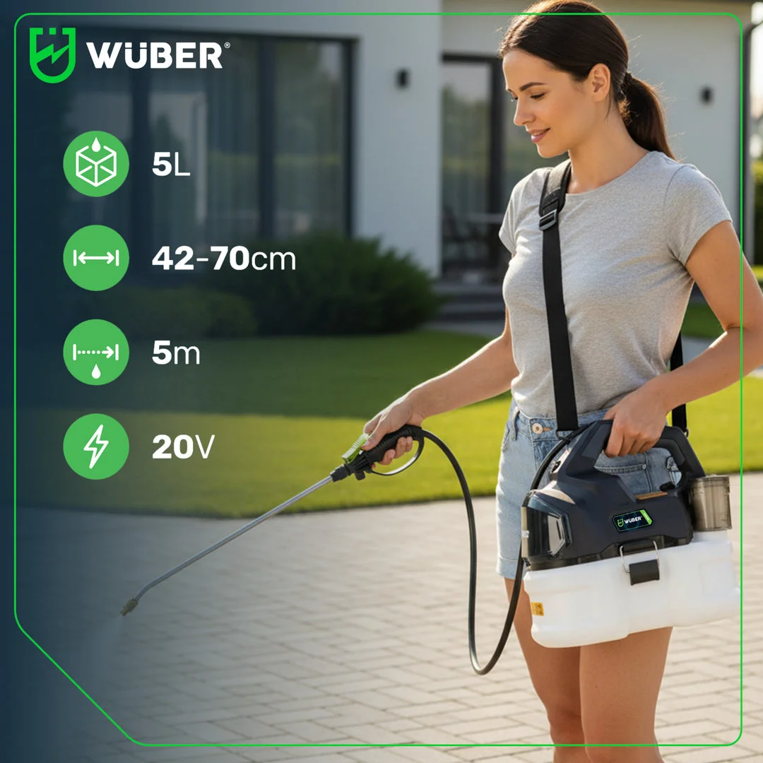 Cordless pressure sprayer 5 l, 3.1 bar