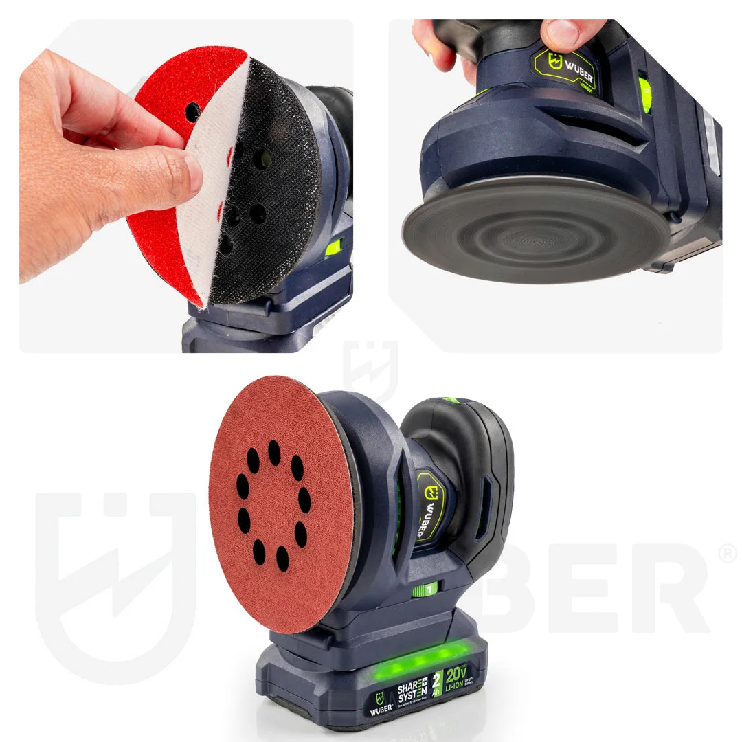 Batteridriven excenterslip 125 mm 20 V
