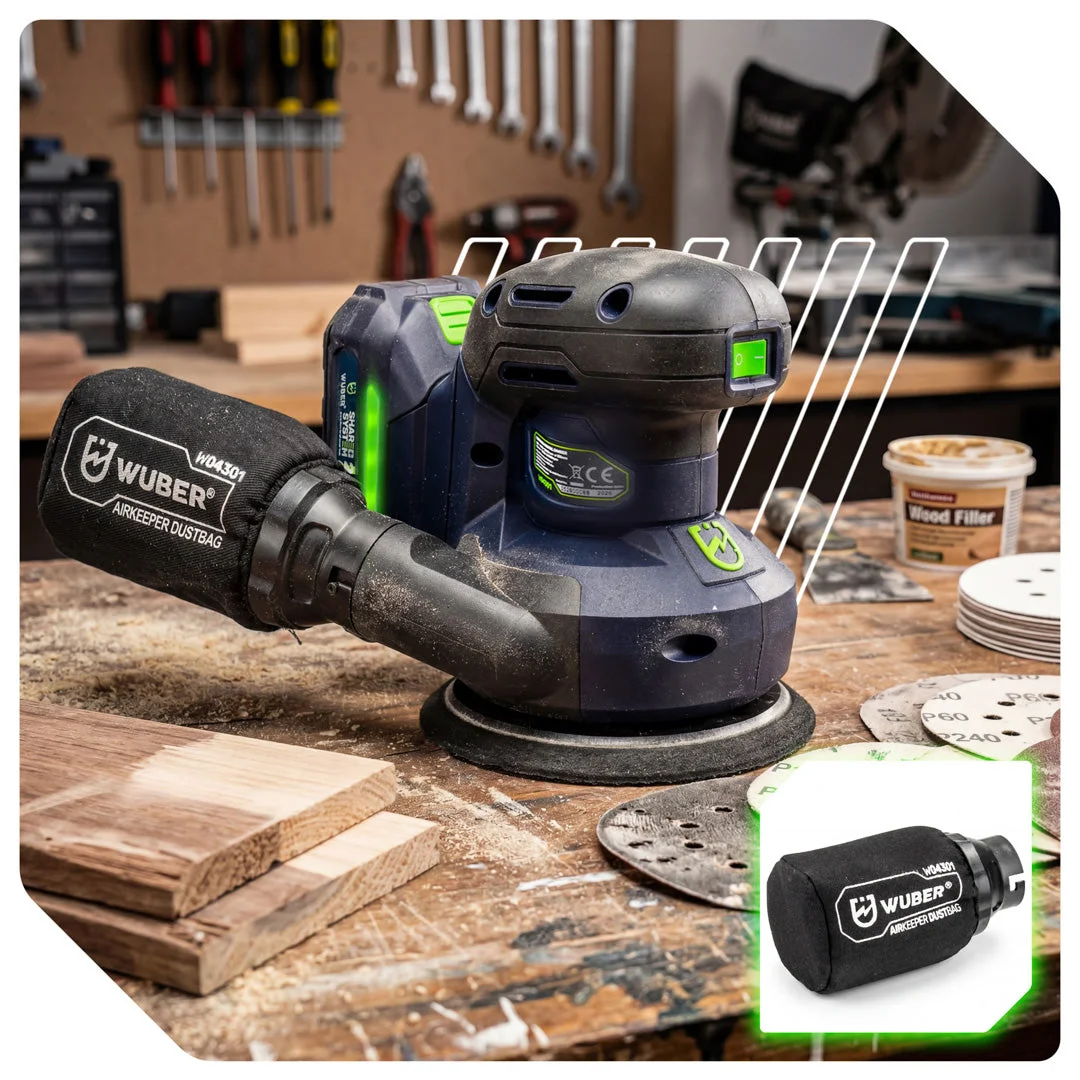 Batteridriven excenterslip 125 mm 20 V