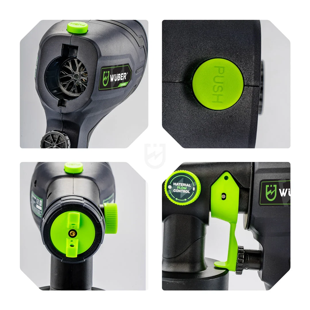 Batteridriven färgspruta 20 V, 200 W, 1000 ml