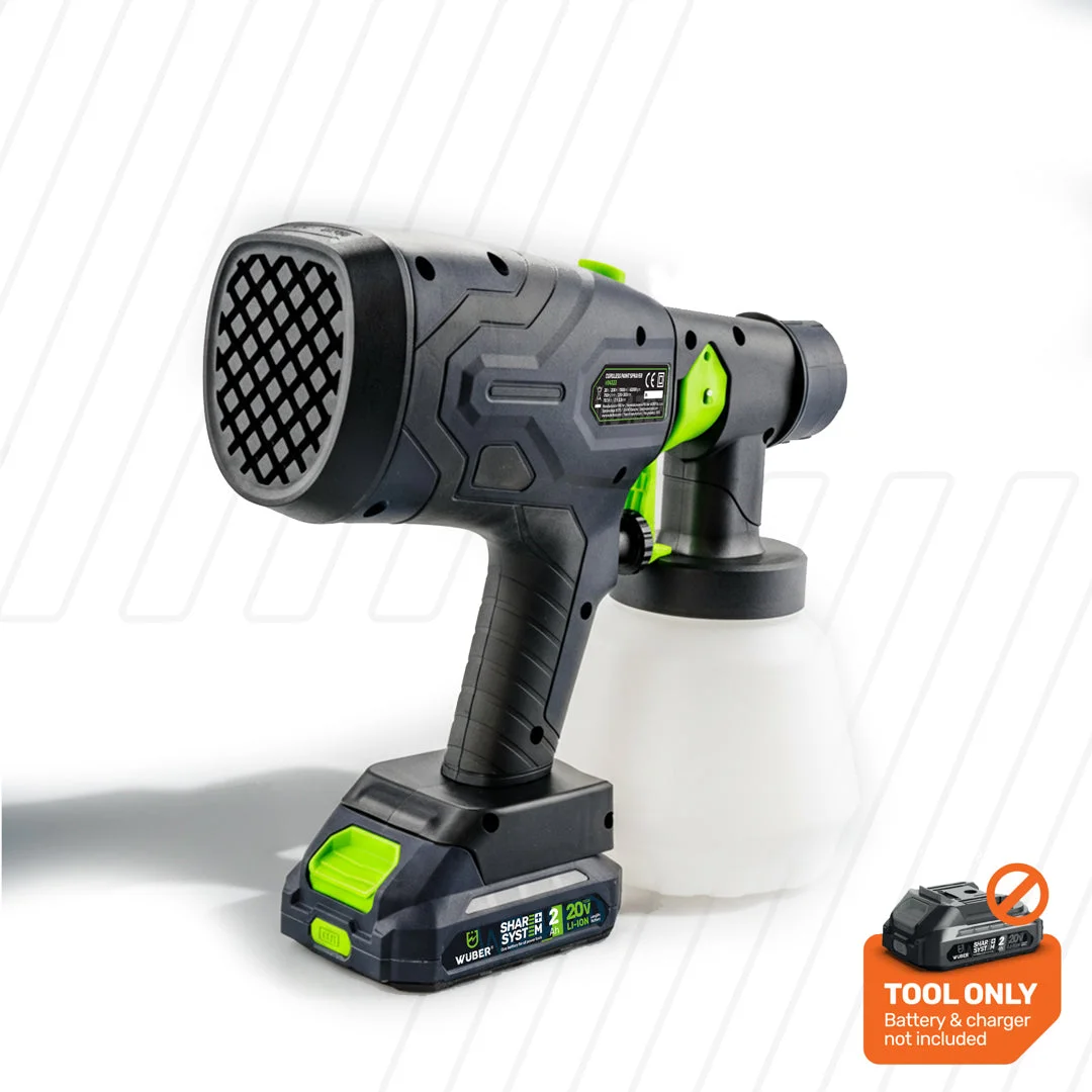 Batteridriven färgspruta 20 V, 200 W, 1000 ml