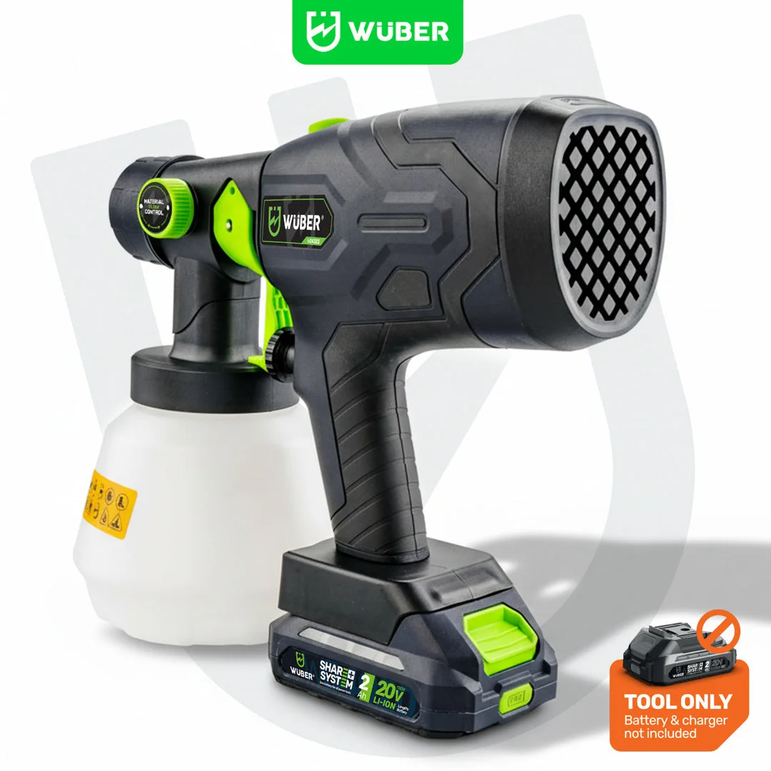 Batteridriven färgspruta 20 V, 200 W, 1000 ml