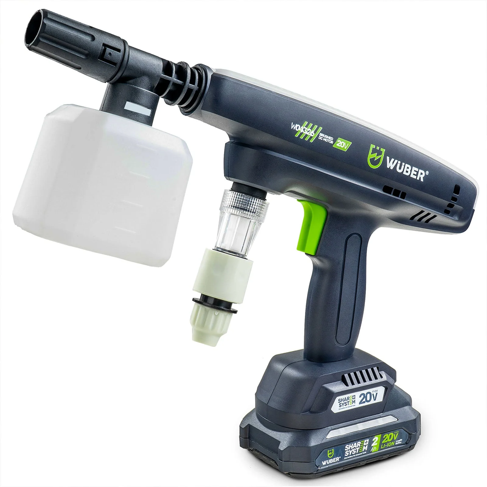 Cordless pressure washer 20 V, 15 bar