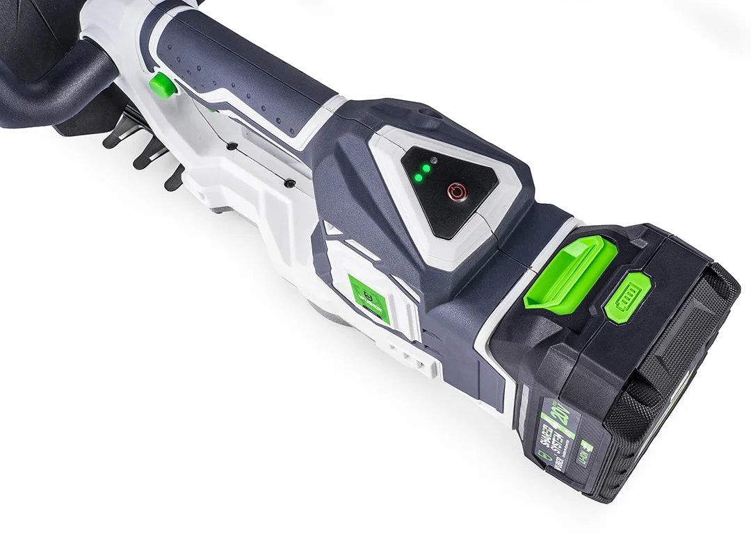 Batteridriven häcksax 48 cm 20 V 4,0 Ah
