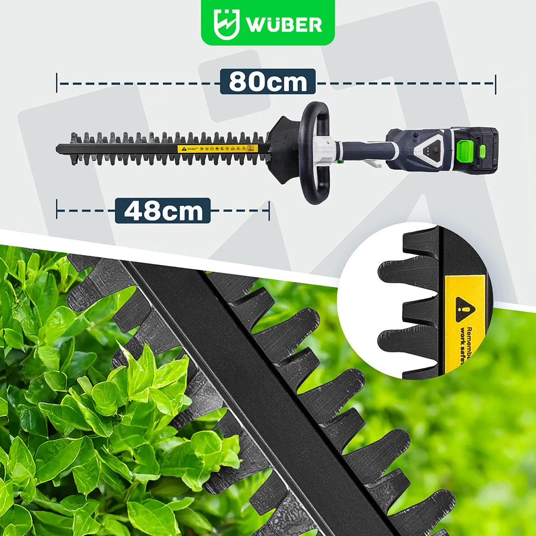 Batteridriven häcksax 48 cm 20 V 4,0 Ah