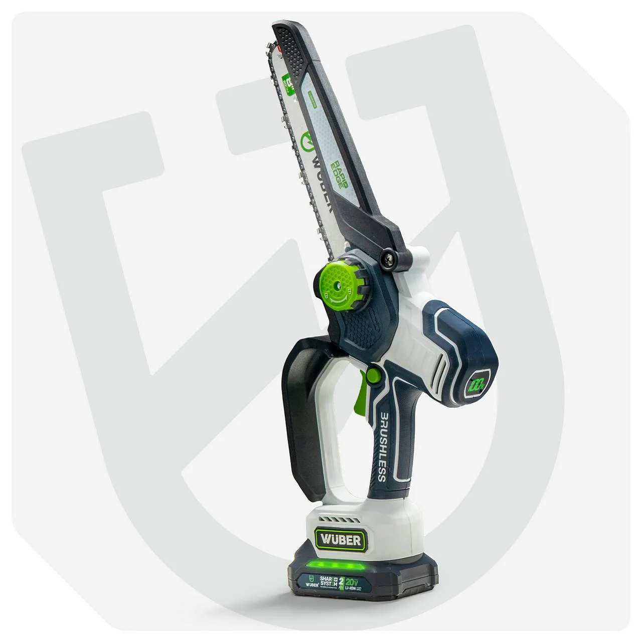 Batteridriven mini-kedjesåg 20 V, 20 cm svärd