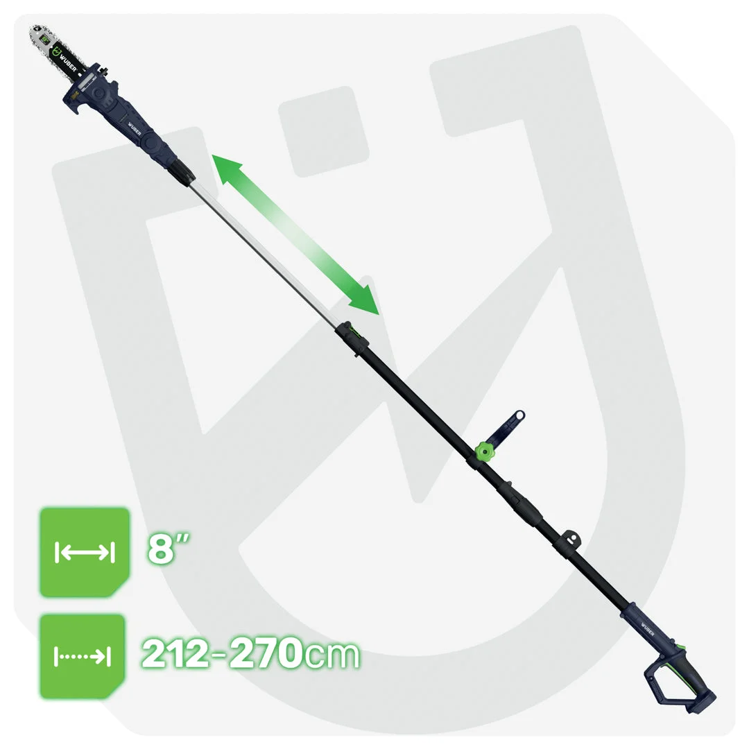 Teleskopstångsåg 20 V, 212-270 cm, svärd 20 cm