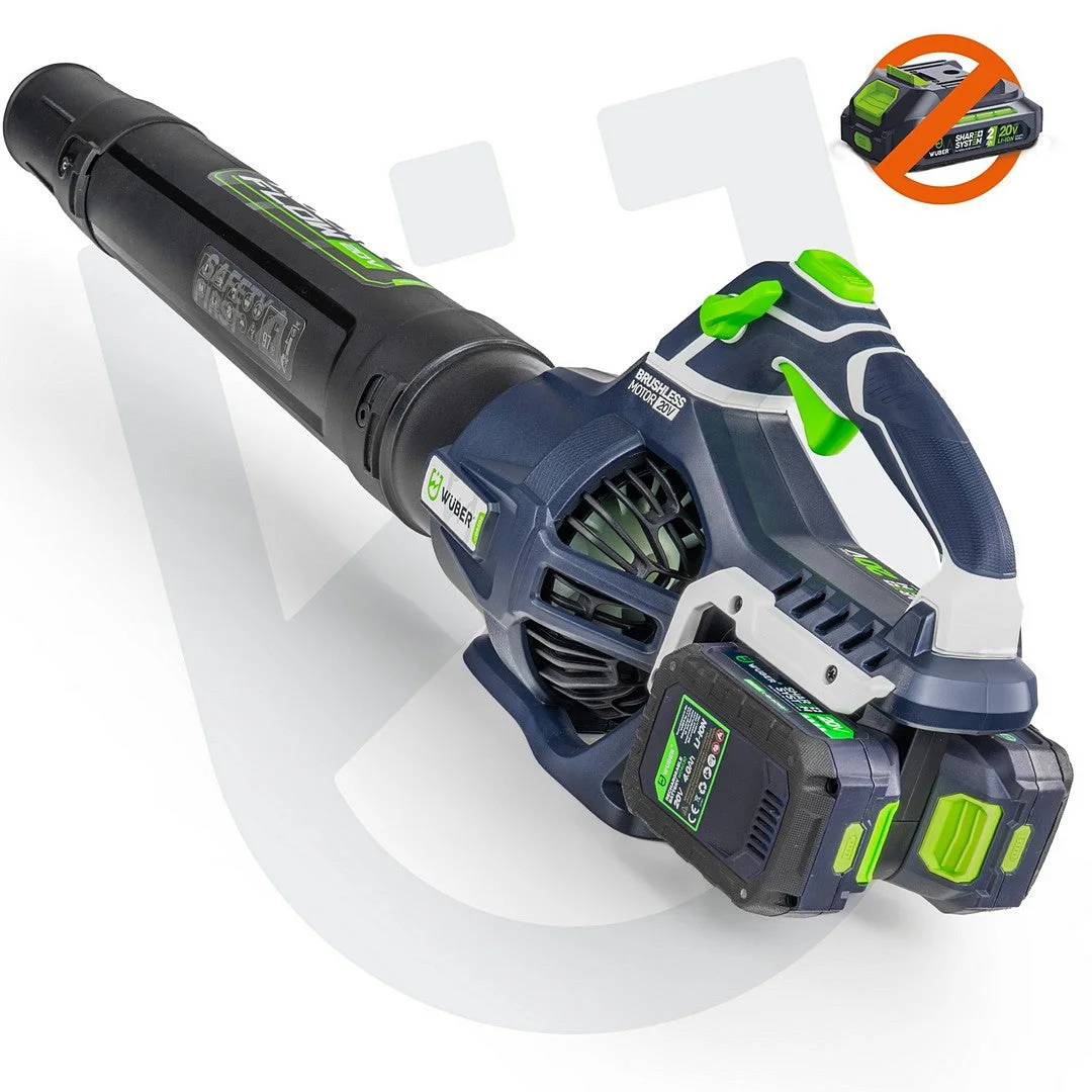 Cordless leaf blower 2x20 V, 220 km/h