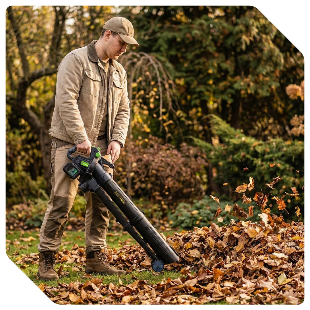 Leaf blower/vacuum 3-in-1 2x20 V, 245 km/h