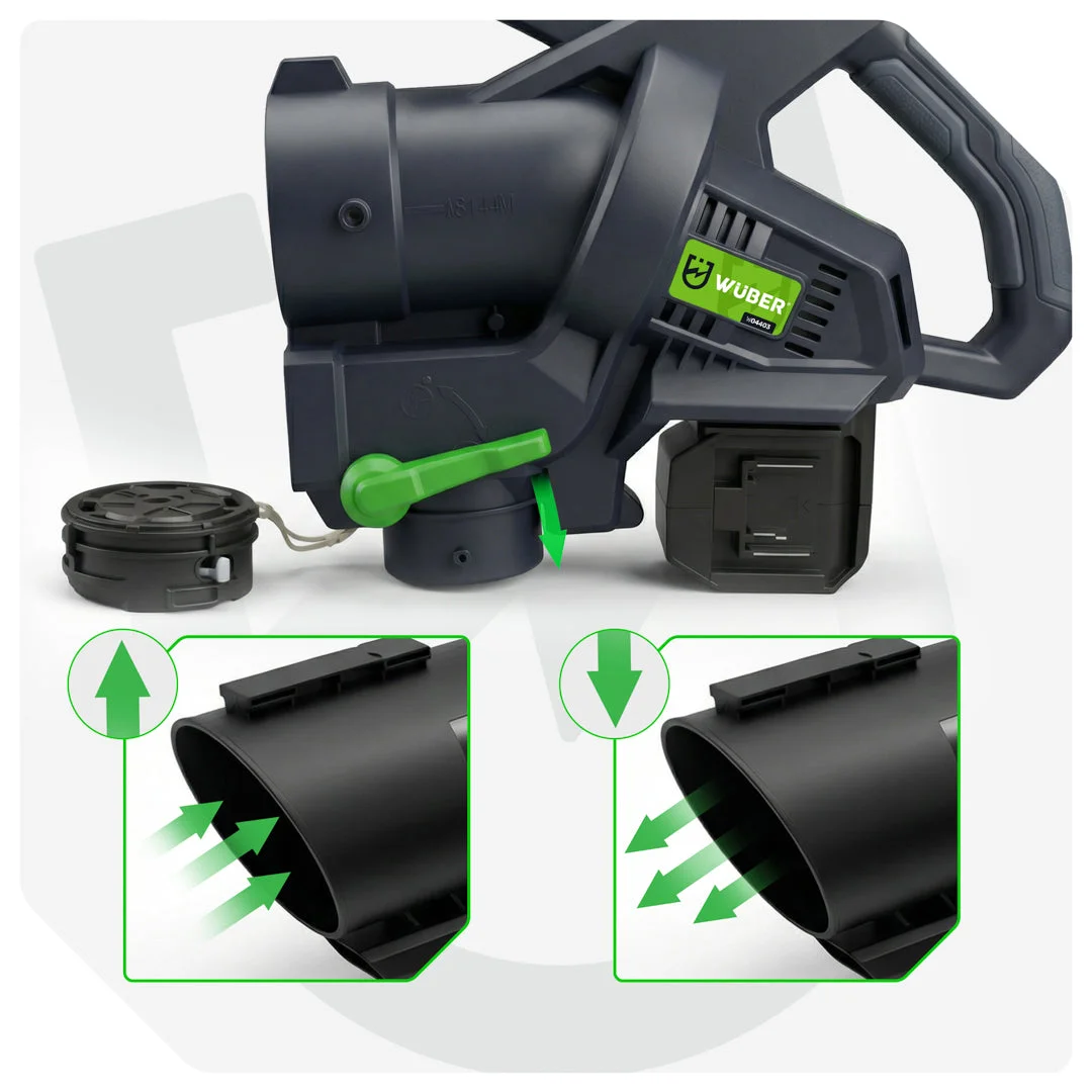 Leaf blower/vacuum 3-in-1 2x20 V, 245 km/h
