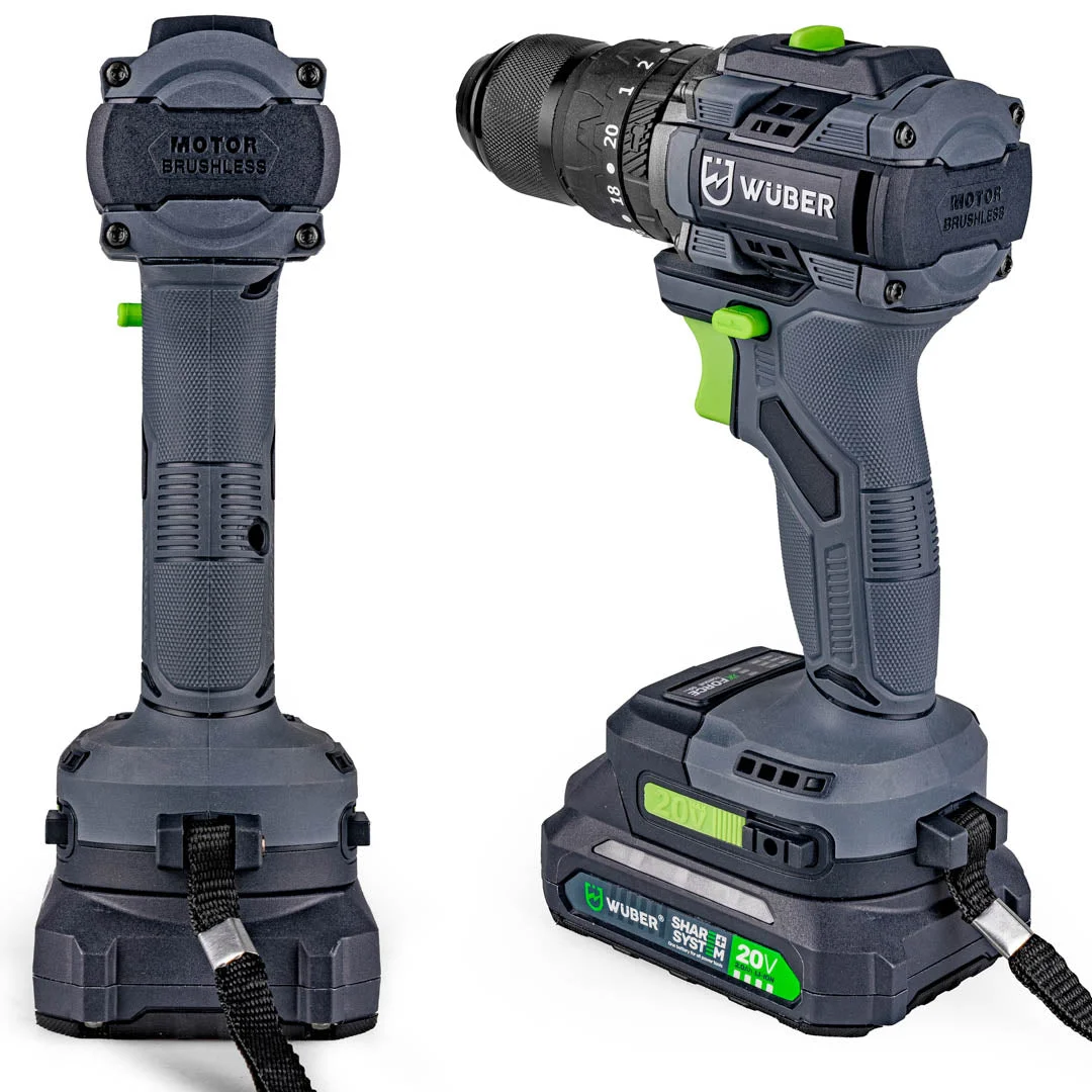 Cordless hammer drill driver 20 V, brushless, 50 Nm