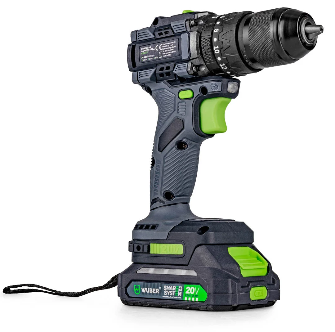Cordless hammer drill driver 20 V, brushless, 50 Nm
