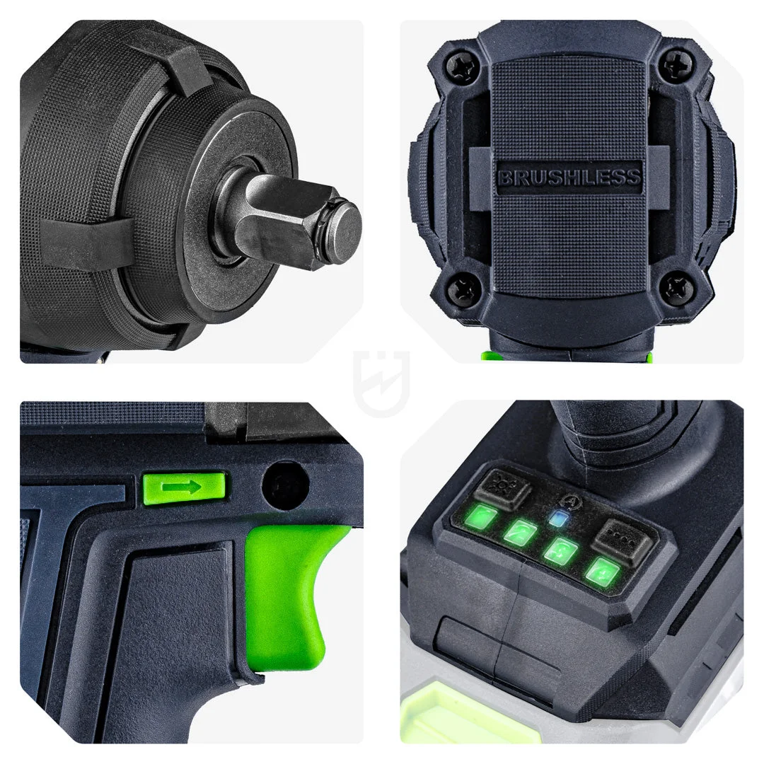 Brushless Combi Drill 20 V, 50 Nm, 13 mm Chuck