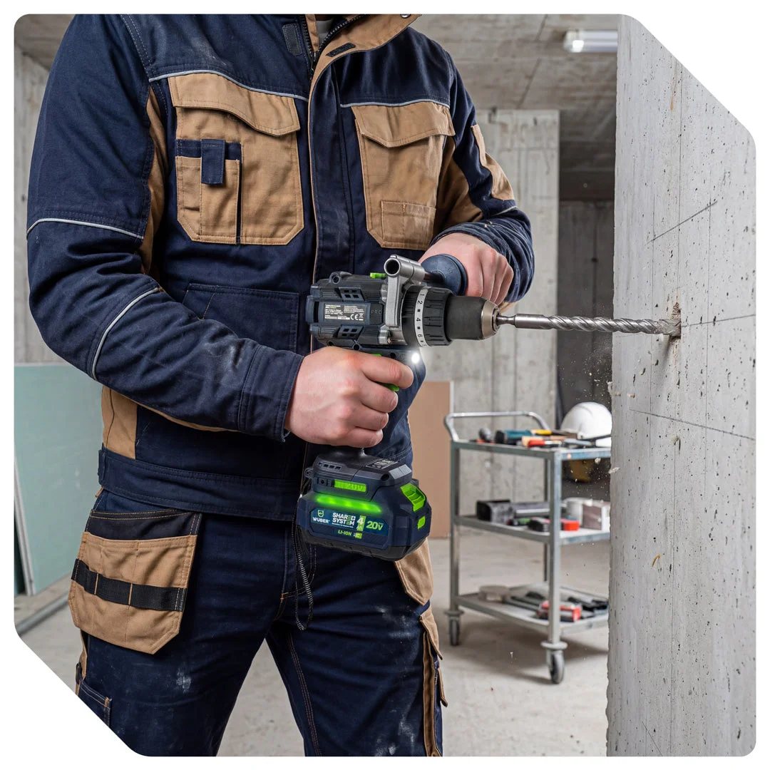 Hammer Drill Driver 20 V, 160 Nm, Brushless