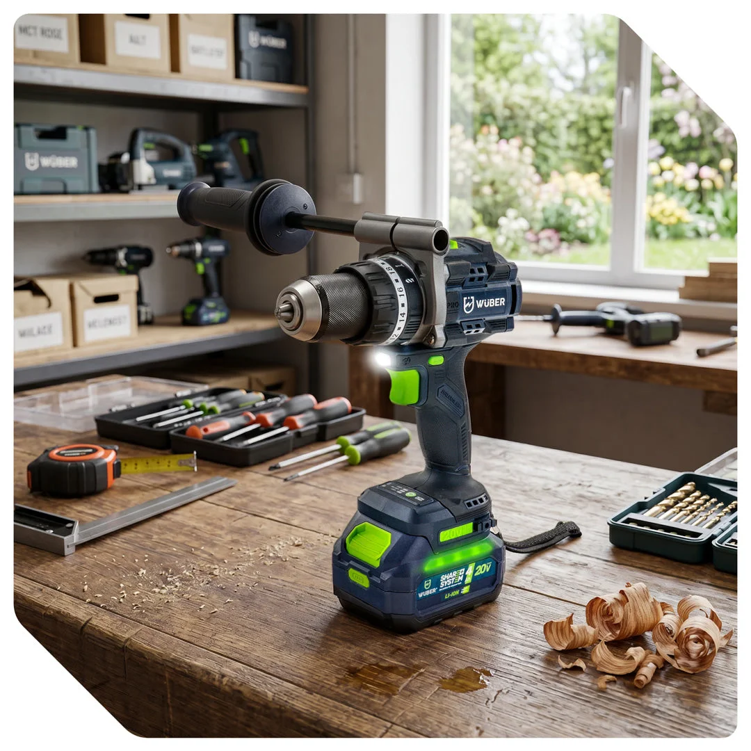 Hammer Drill Driver 20 V, 160 Nm, Brushless