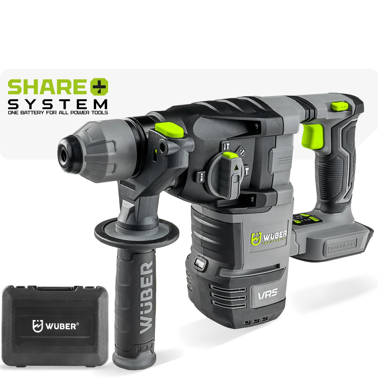 Borrhammare SDS-plus 20 V, 2,8 J, solo