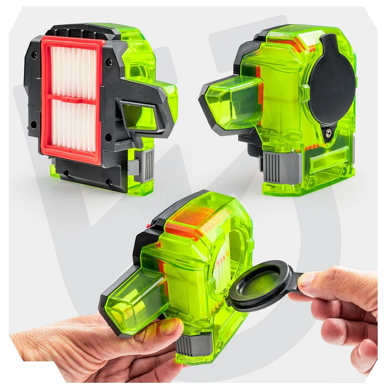 Rotary hammer dust extractor 4-16 mm HEPA LED