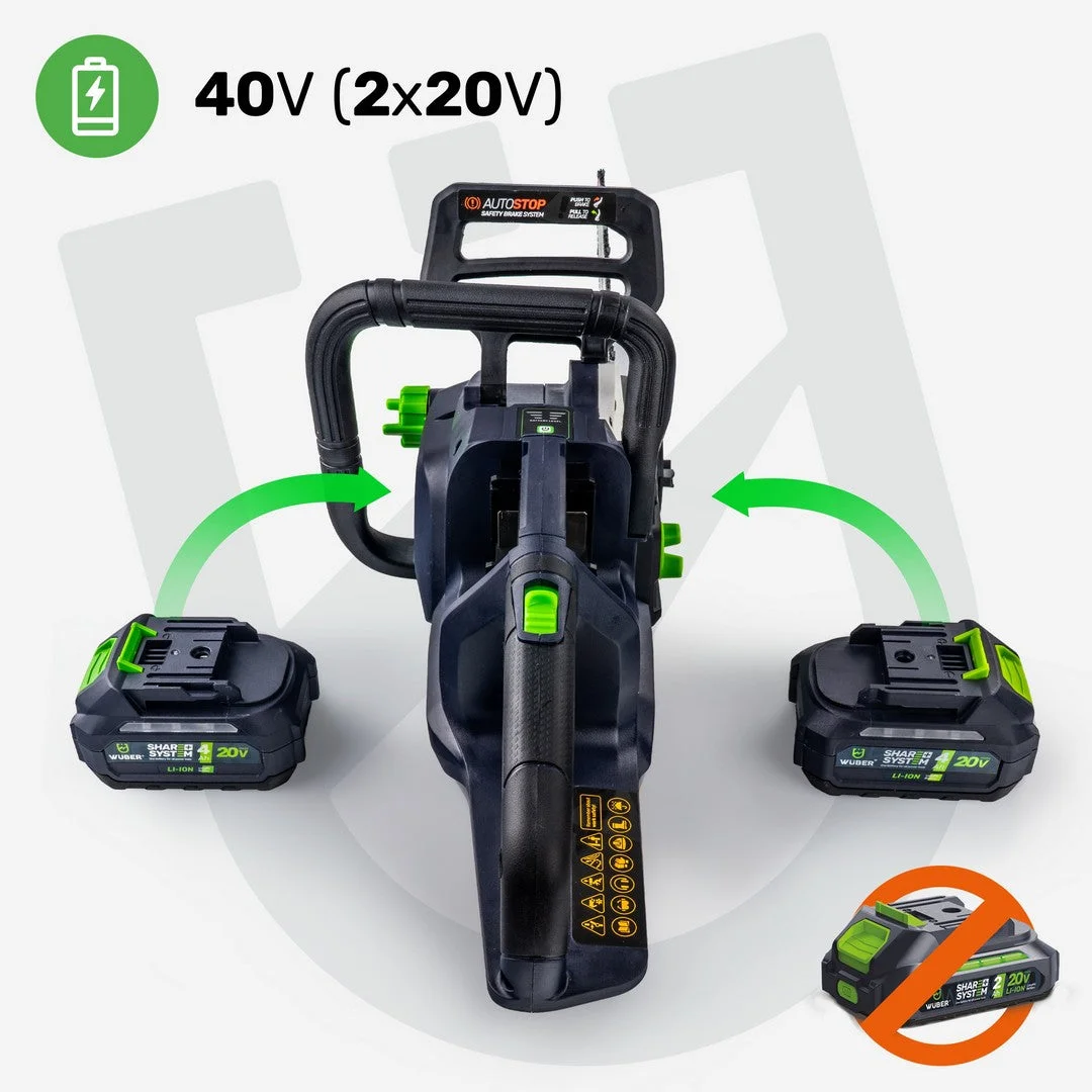 Batterikedjesåg 16" 1200 W 40 V Solo