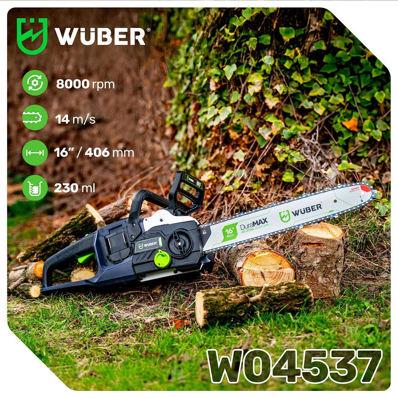 Batterikedjesåg 16" 1200 W 40 V Solo
