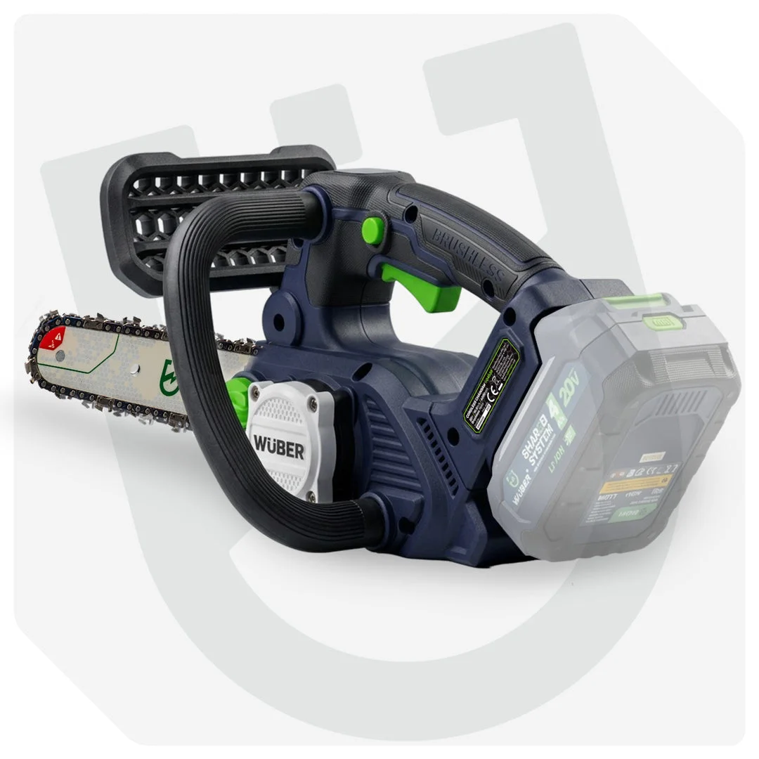 Cordless Chainsaw 20 V, 12" Bar, Brushless, Bare Unit