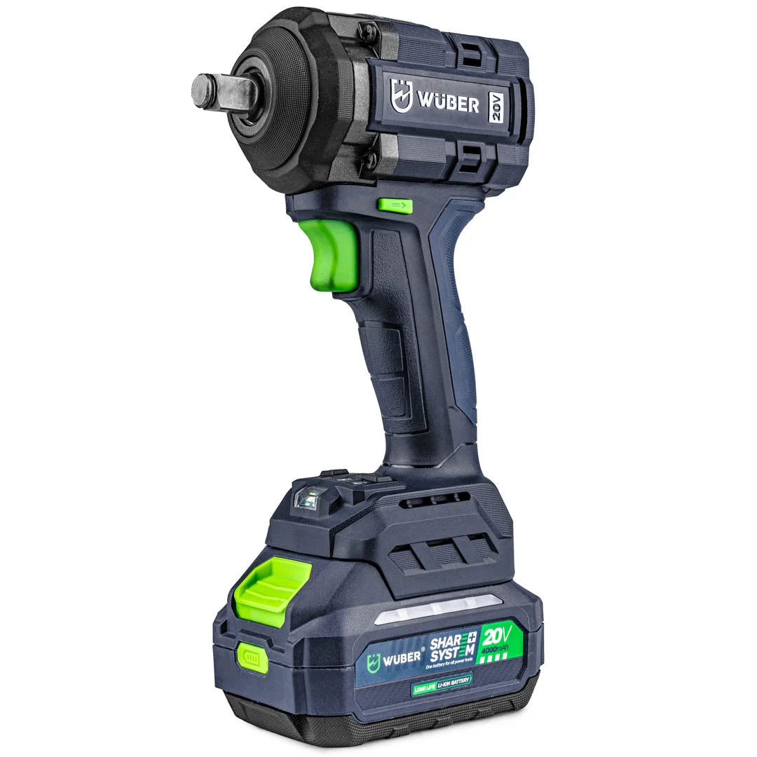 Mutterdragare 1/2" 600 Nm, 20 V kolborstfri