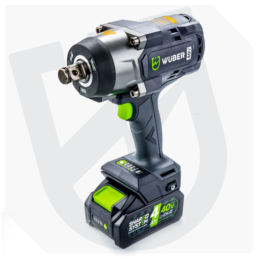 Impact wrench 40 V 2000 Nm 3/4" brushless